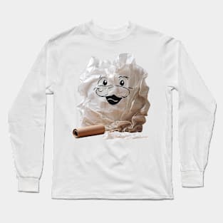 crinkle paper roll Long Sleeve T-Shirt